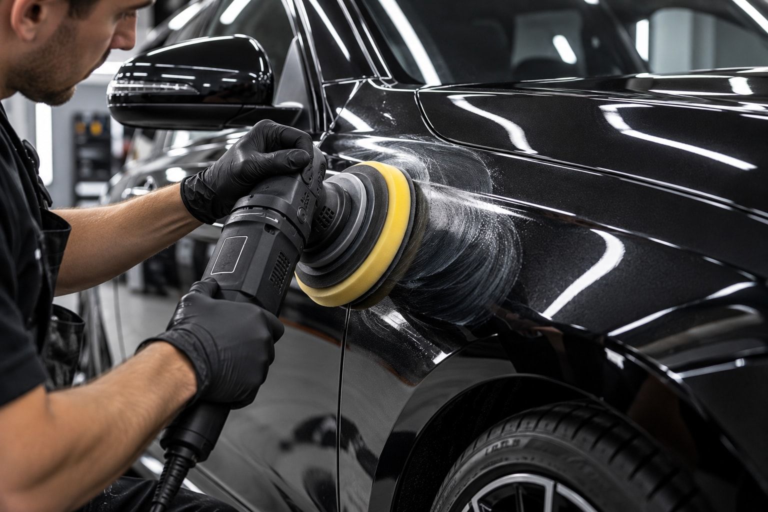 Polishing a single body panel